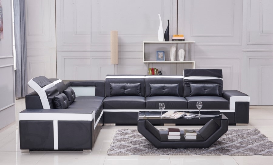 Ruby - L - Leather Sofa Lounge Set